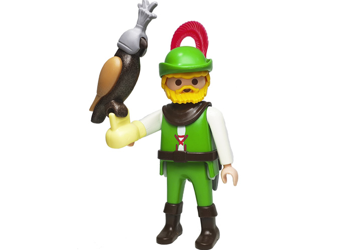 Artículo de Playmobil, Cetrero Medieval y Halcon