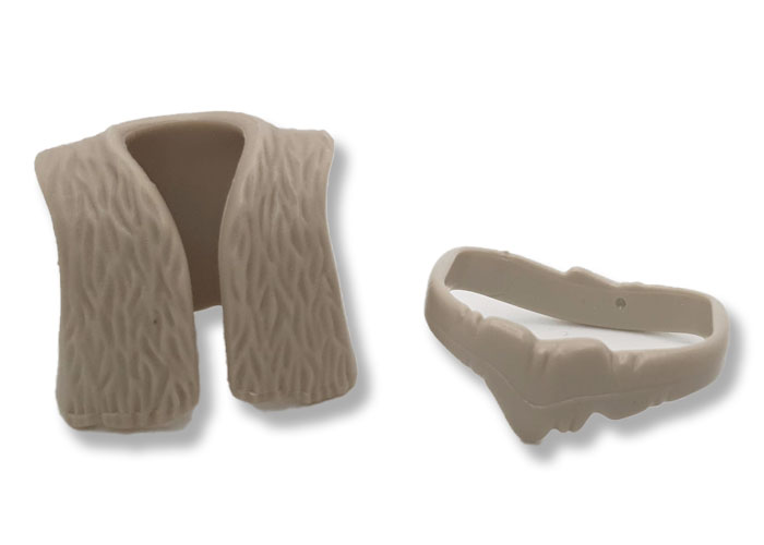 Artículo de Playmobil, Chaleco y cinturón piel gris