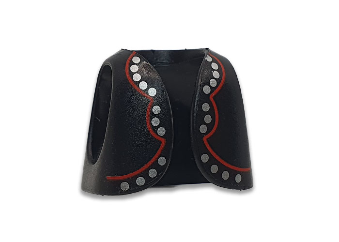 Artículo de Playmobil, chaqueta negra corta piratas