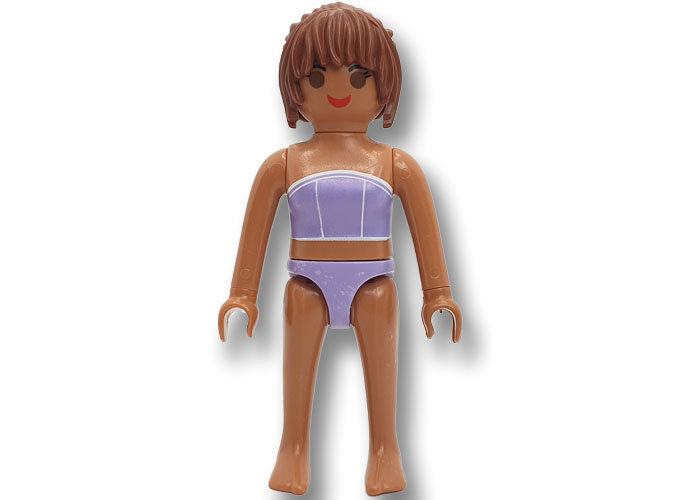 Artículo de Playmobil, Chica bikini Morado
