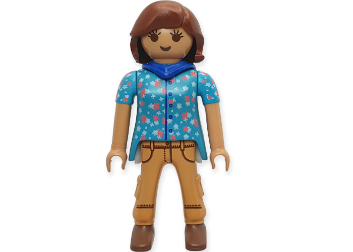 Artículo de Playmobil, Chica City Pantalon bolsillos marrón