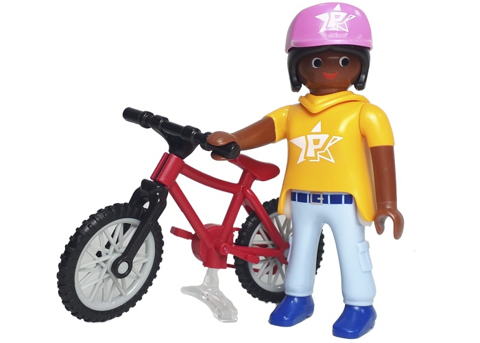 Artículo de Playmobil, Chica con bici