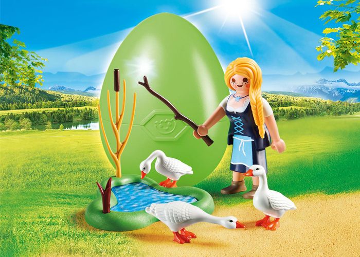 Artículo de Playmobil, Chica con gansos