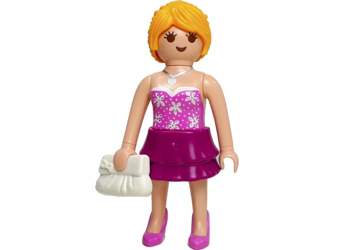 Artículo de Playmobil, Chica con mini falda rosa