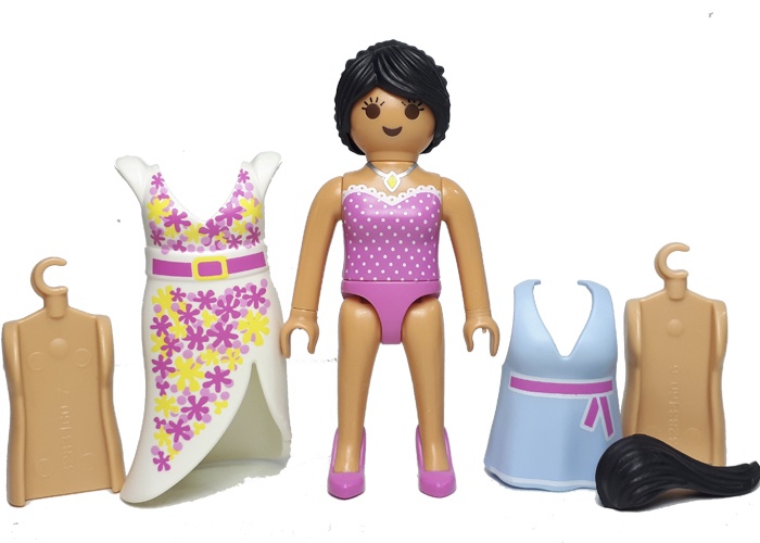 Artículo de Playmobil, Chica con vestidos
