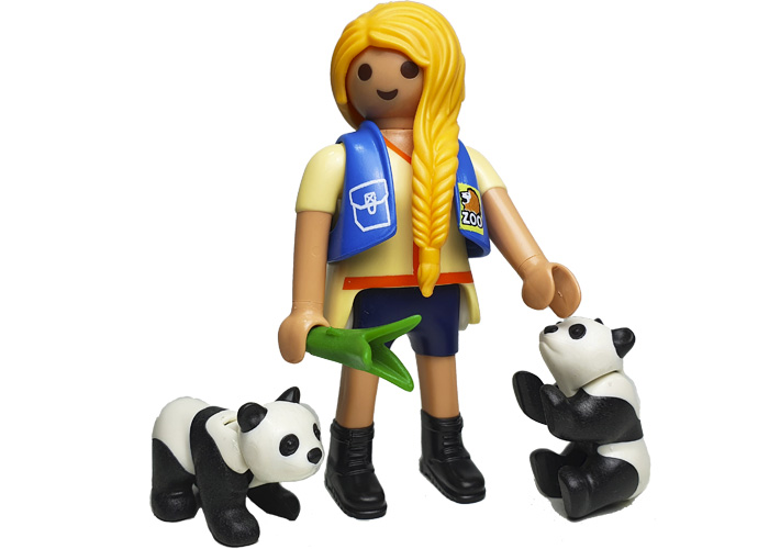Artículo de Playmobil, Chica Cuidadora de pandas