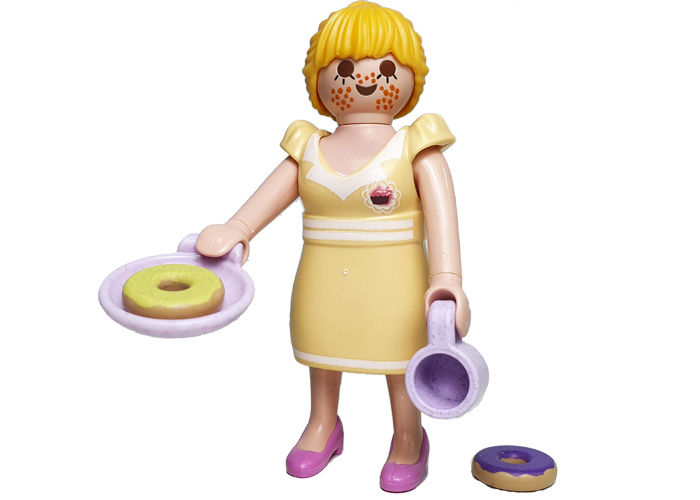 Artículo de Playmobil, Chica de la cafetería