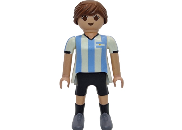 Artículo de Playmobil, Chica Futbolista Argentina