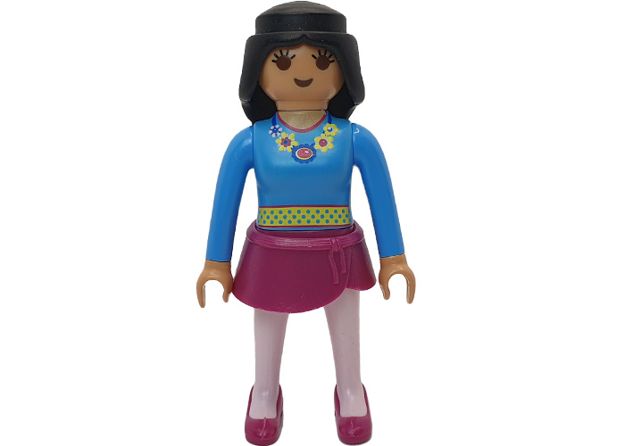 Artículo de Playmobil, Chica Hippie falda rosa