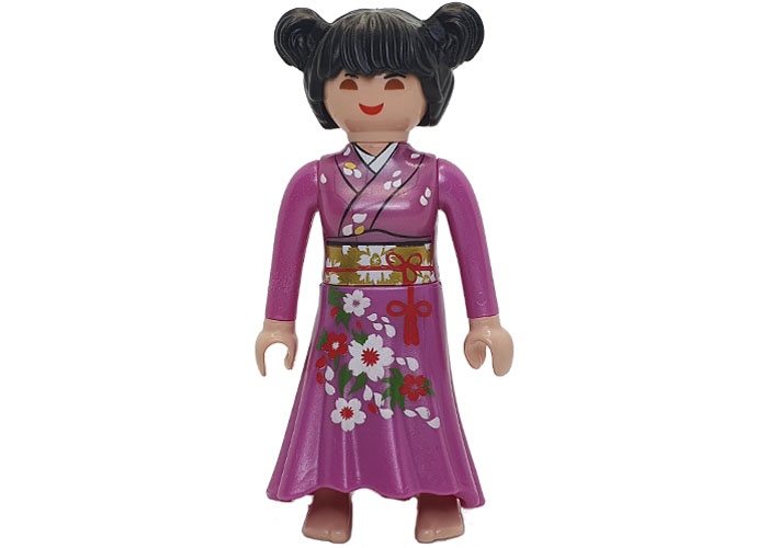 Artículo de Playmobil, Chica Japo Traje rosa Basica