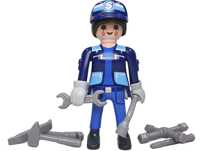 Artículo de Playmobil, Chica Mecanica Serie 18