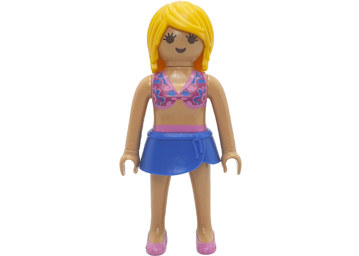 Artículo de Playmobil, Chica minifalda azul