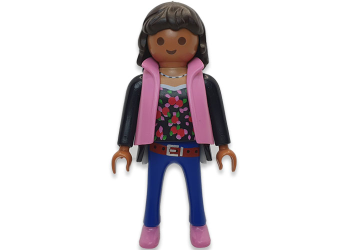 Artículo de Playmobil, Chica moderna chaqueta rosa