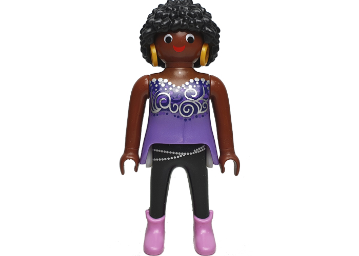 Artículo de Playmobil, Chica Morena Peinado Afro