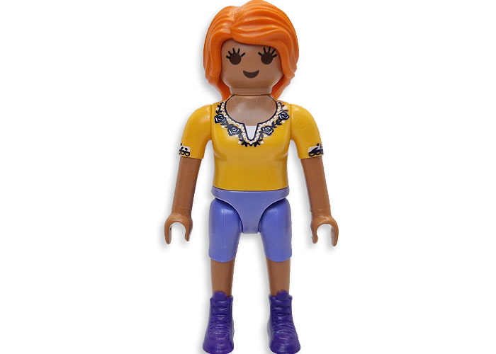 Artículo de Playmobil, Chica pelo largo pelirroja