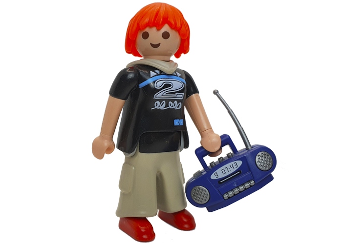 Artículo de Playmobil, Chica Rapera Serie 1