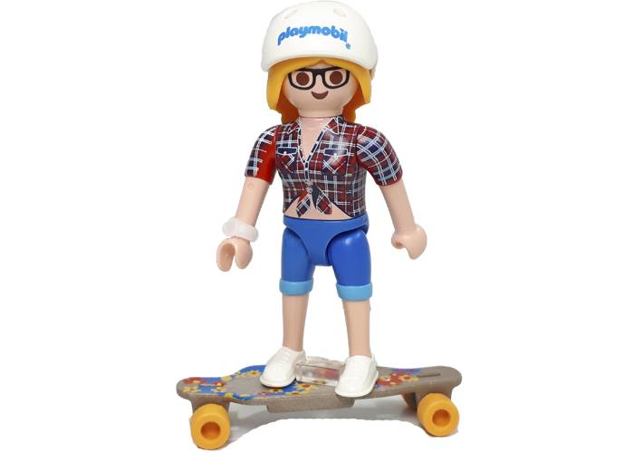 Artículo de Playmobil, Chica Skater con monopatín