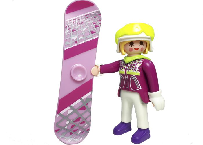 Artículo de Playmobil, Chica Snowboard