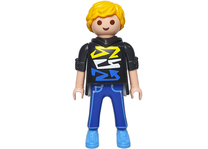 Artículo de Playmobil, Chico Camiseta Negra
