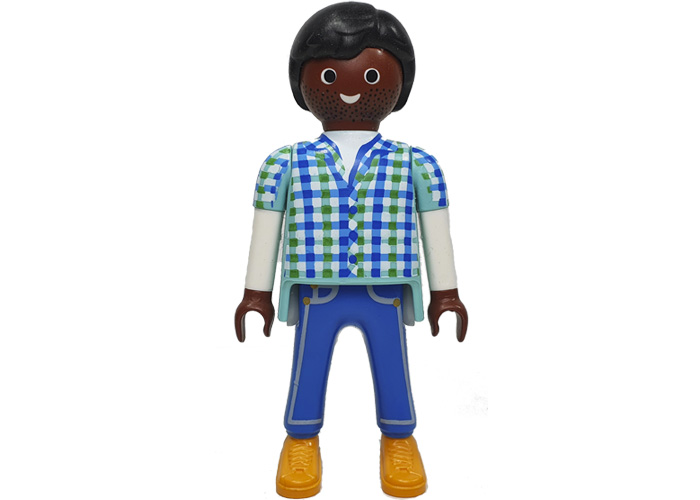 Artículo de Playmobil, Chico Moreno Camisa cuadros