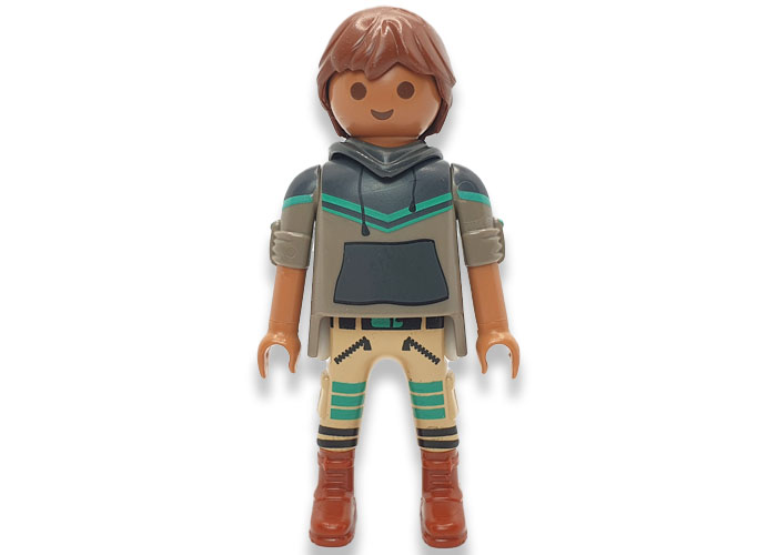Artículo de Playmobil, Chico Sudadera y pelo marrón