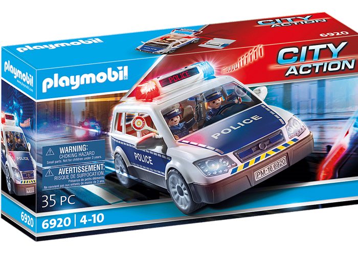 Artículo de Playmobil, Coche de Policía con Luces y Sonido
