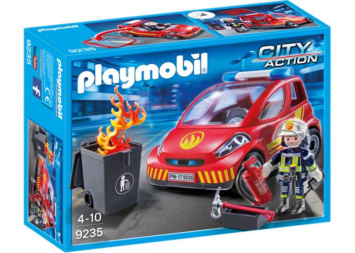 Artículo de Playmobil, Coche patrulla bomberos