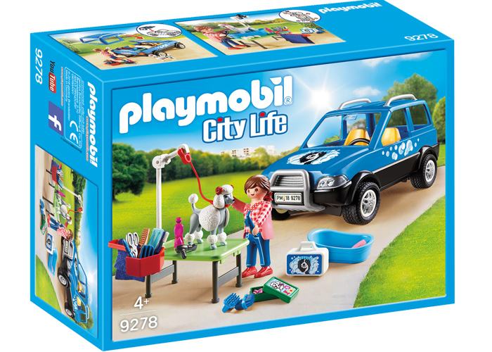 Artículo de Playmobil, Coche peluquero  de mascotas