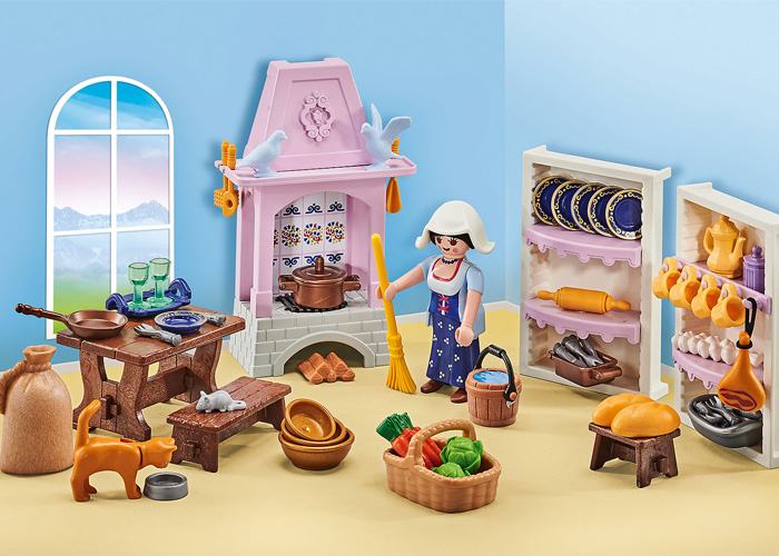 Artículo de Playmobil, cocina del Palacio Real