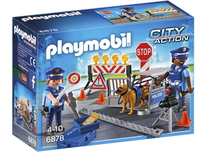 Artículo de Playmobil, Control Policia con perro