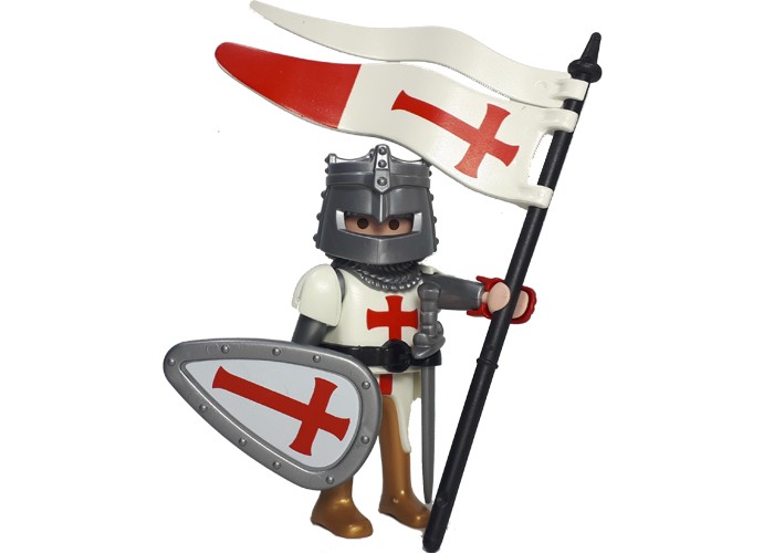 Artículo de Playmobil, Cruzado con Bandera