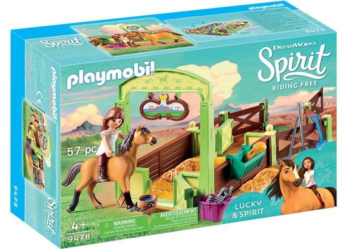 Artículo de Playmobil, Cuadra con Lucky y Spirit