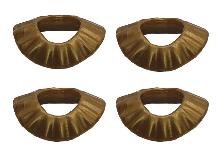 Artículo de Playmobil, Cuello circular dorado (X4)