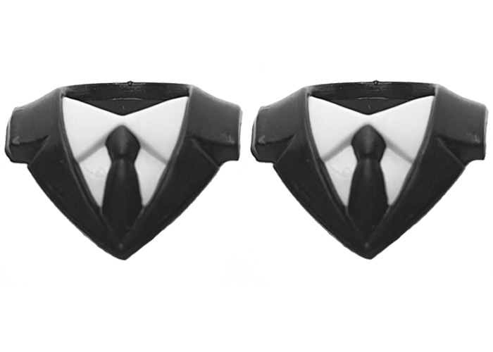 Artículo de Playmobil, Cuello corbata negra (x2)