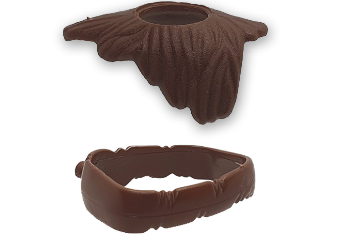 Artículo de Playmobil, Cuello y cinturón Piel Marrón