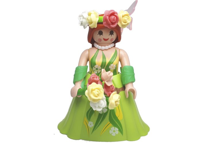 Artículo de Playmobil, Dama Verde Flores S14