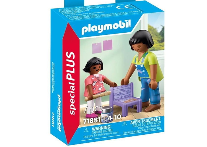 Artículo de Playmobil, Decoradora con niña Special PLus