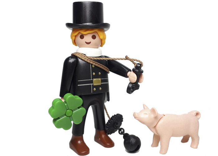 Artículo de Playmobil, Deshollinador con cerdo
