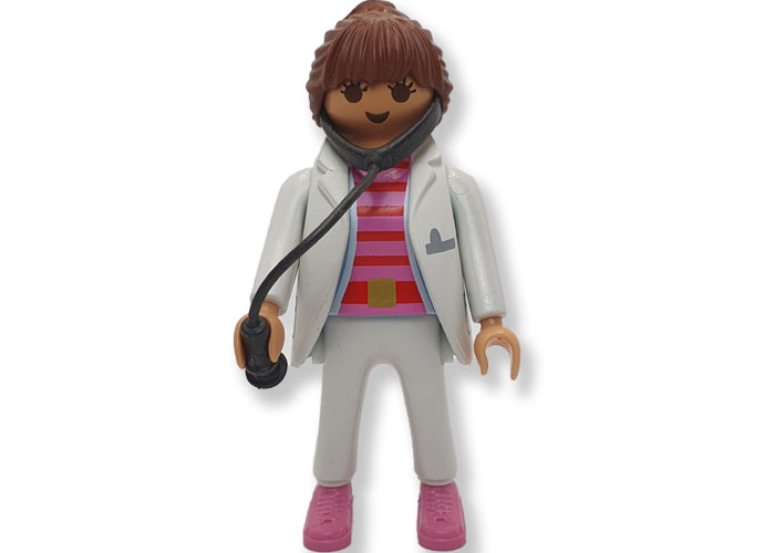 Artículo de Playmobil, Doctora con fonendoscopio