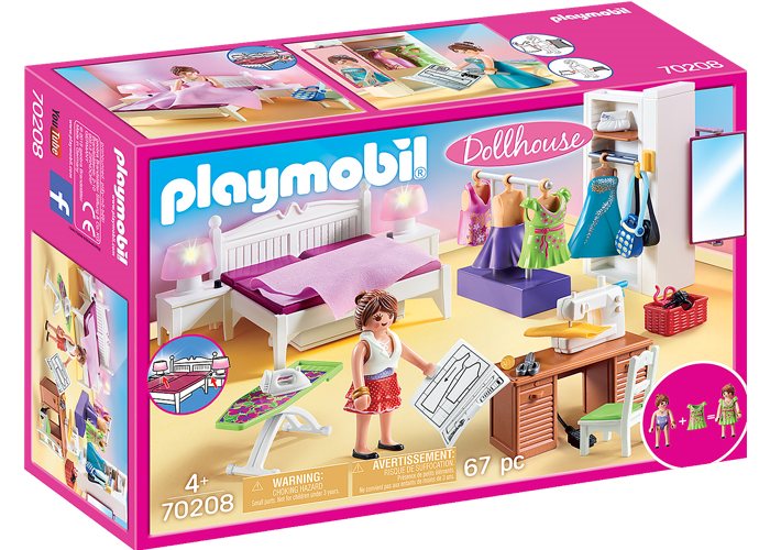 Artículo de Playmobil, Dormitorio con vestidor