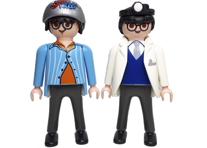 Artículo de Playmobil, Dr Egon Splenger y Louis Tully
