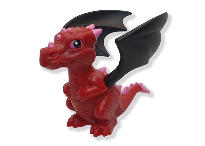 Artículo de Playmobil, Dragón cría rojo alas negras