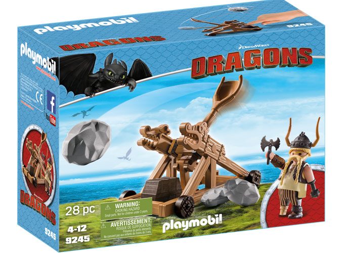 Artículo de Playmobil, Dragons Bocón con catapulta