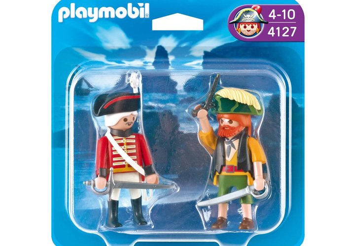 Artículo de Playmobil, Dúo Pack Pirata y Soldado
