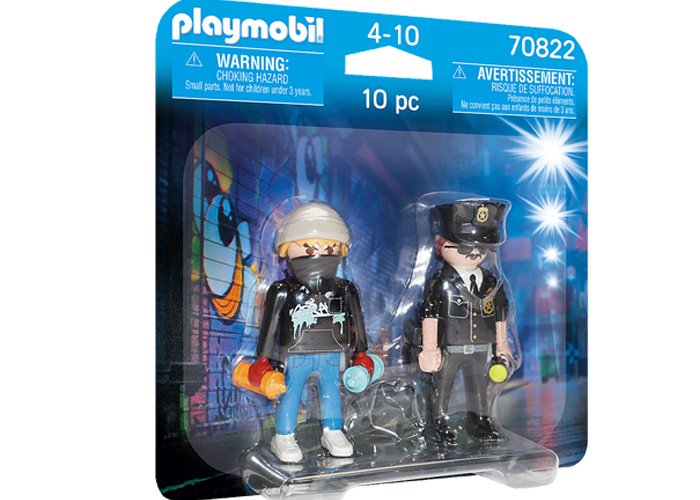 Artículo de Playmobil, DuoPack Policía y Vándalo