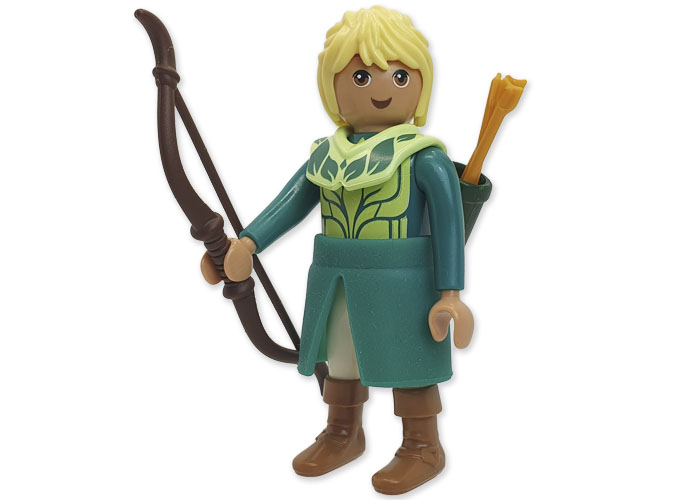 Artículo de Playmobil, Elfo Arquero Moderno con arco y carcaj