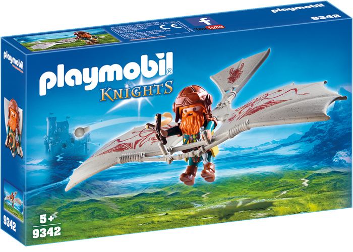 Artículo de Playmobil, Enano en máquina de vuelo