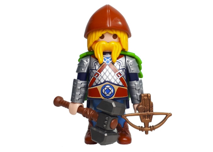 Artículo de Playmobil, Enano Guerrero con ballesta