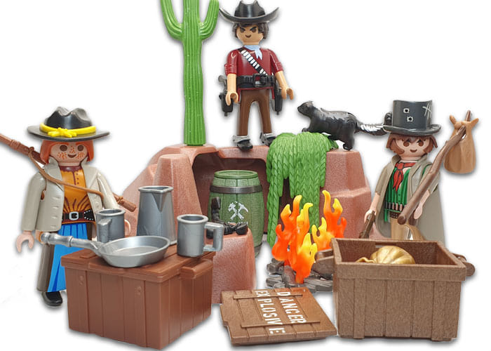 Artículo de Playmobil, Escondite de bandidos Oeste