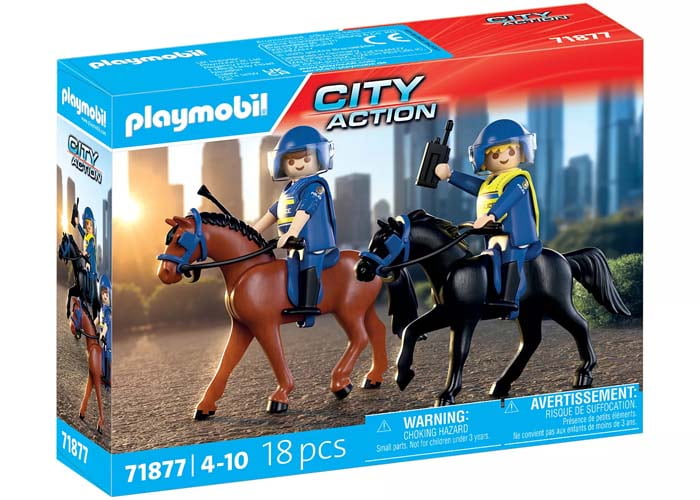 Artículo de Playmobil, Escuadrón policial a caballo